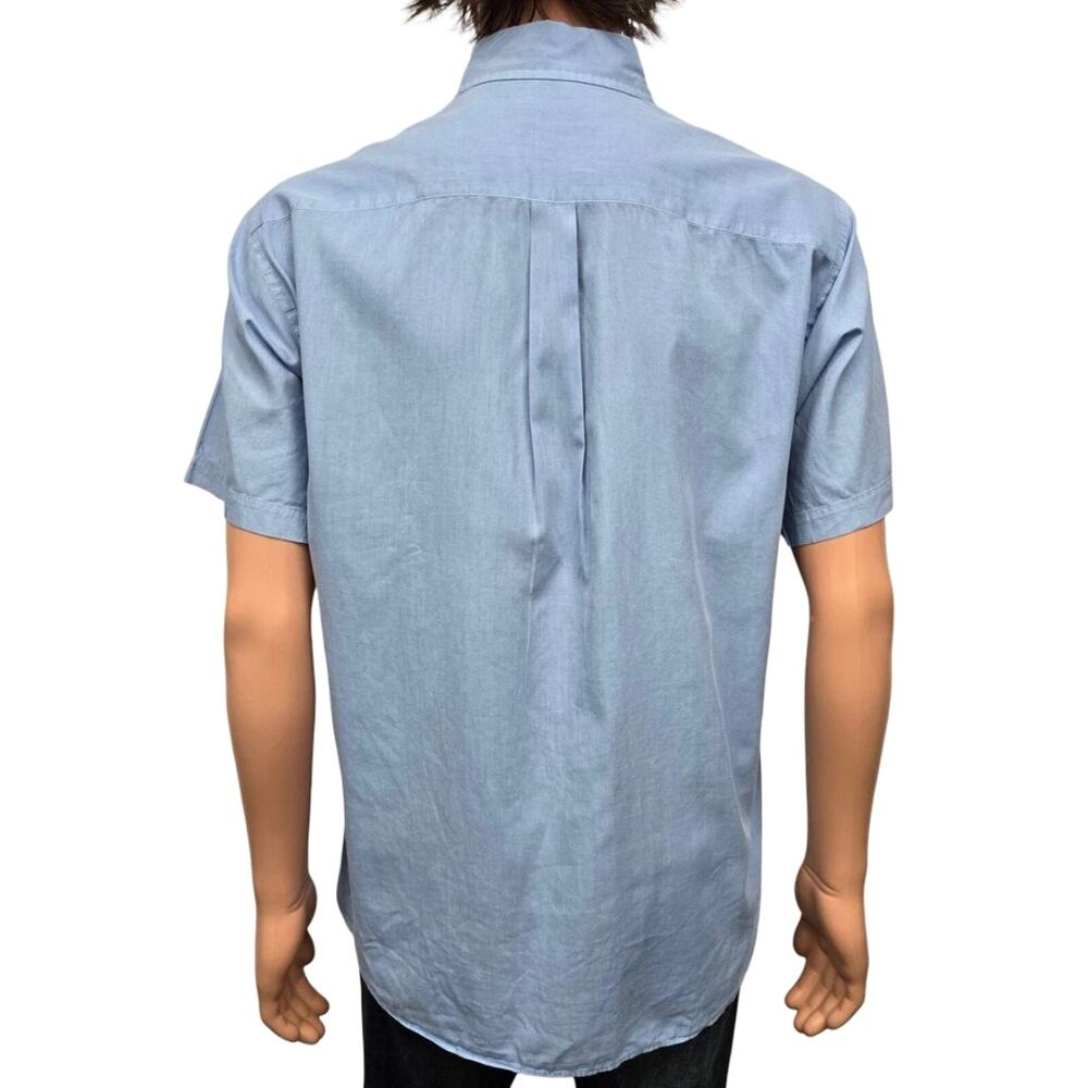 Peter Millar Seaside Washed Solid Sport Shirt Sil… - image 7